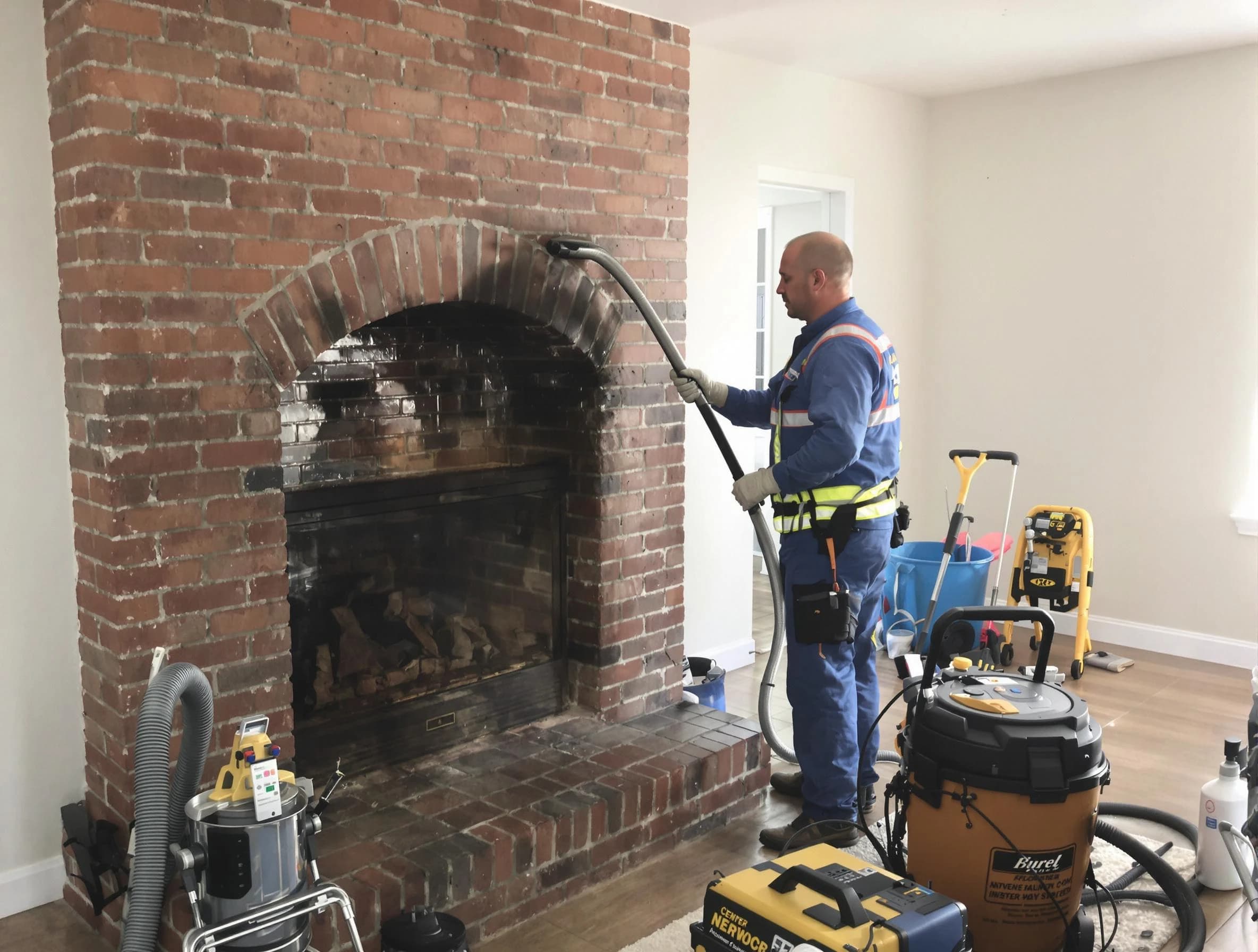 Cranston Chimney Sweep expert performing detailed chimney sweep in Cranston, RI