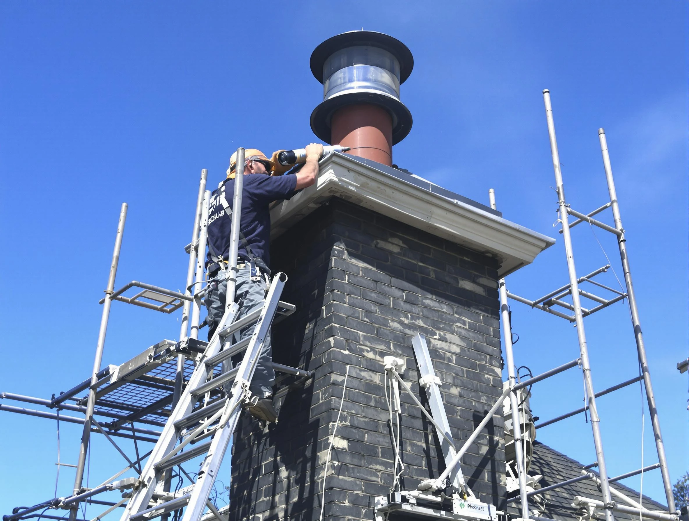 Sturdy chimney crown finished by Cranston Chimney Sweep in Cranston, RI