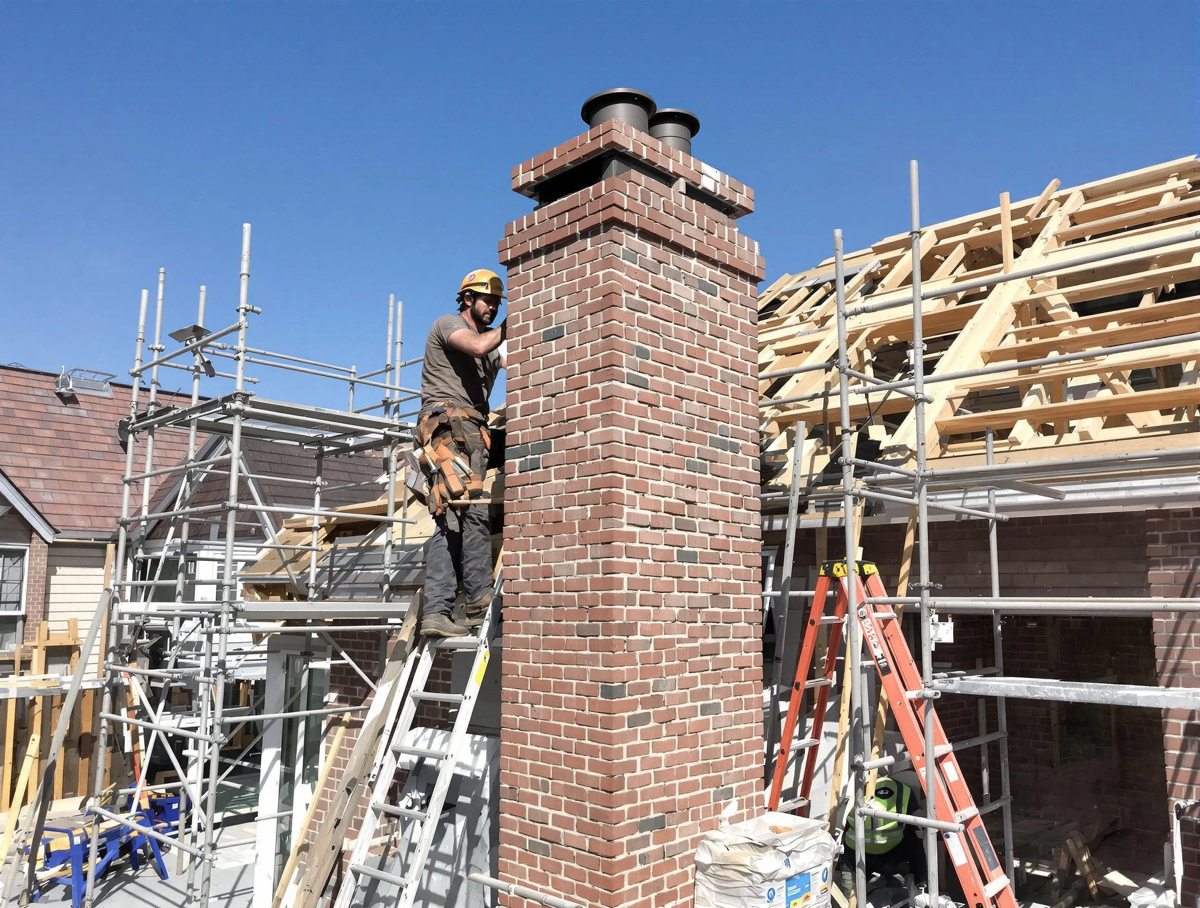New chimney installation completed by Cranston Chimney Sweep in Cranston, RI